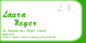 laura meyer business card